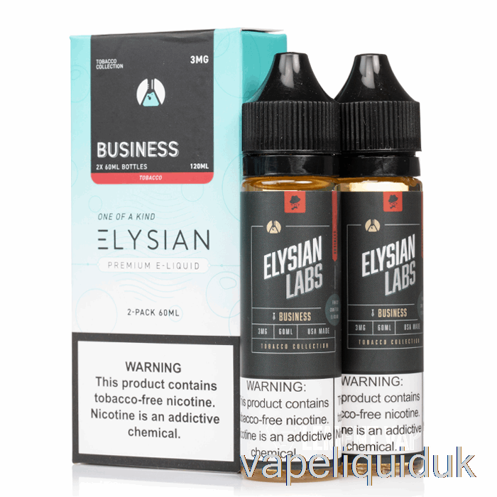 Business - Elysian Labs - 120mL 0mg Vape Liquid